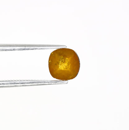 0.67 CT Yellow Cushion Cut Diamond - Perfect for Statement Ring & Stunning Gold Jewelry Design