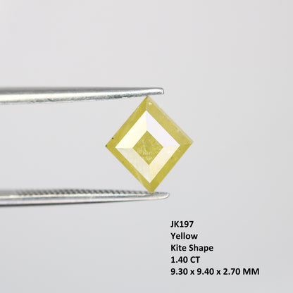 1.40 CT Kite shape Natural Loose Diamond  -Kite Shape Salt and Pepper Diamond - For Salt Pepper Diamond Ring - Sale Offer- Unique Gift