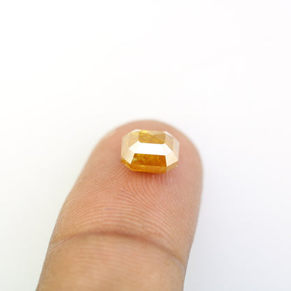 2.61 CT Fancy Yellow Salt and Pepper Emerald Shape Diamond - Natural Loose Emerald Cut Diamond - Emerald Engagement Ring - LABORDAY Offer