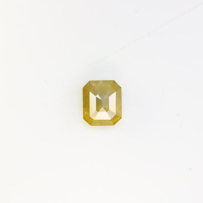 2.21 CT Fancy Yellow Salt and Pepper Emerald Shape Diamond - Natural Loose Emerald Cut Diamond - Emerald Engagement Ring - LABORDAY Offer