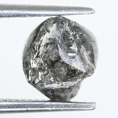 2.02 CT Uncut Raw Salt and Pepper - Loose Rough Diamond - Raw Irregular Shape - Customize Jewelry - Sale Offer - Christmas Gift