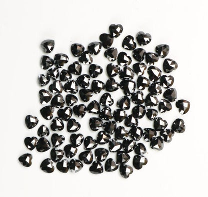 Black Heart Shaped Diamonds for Engagement RingFor Gold Ring Diamonds
