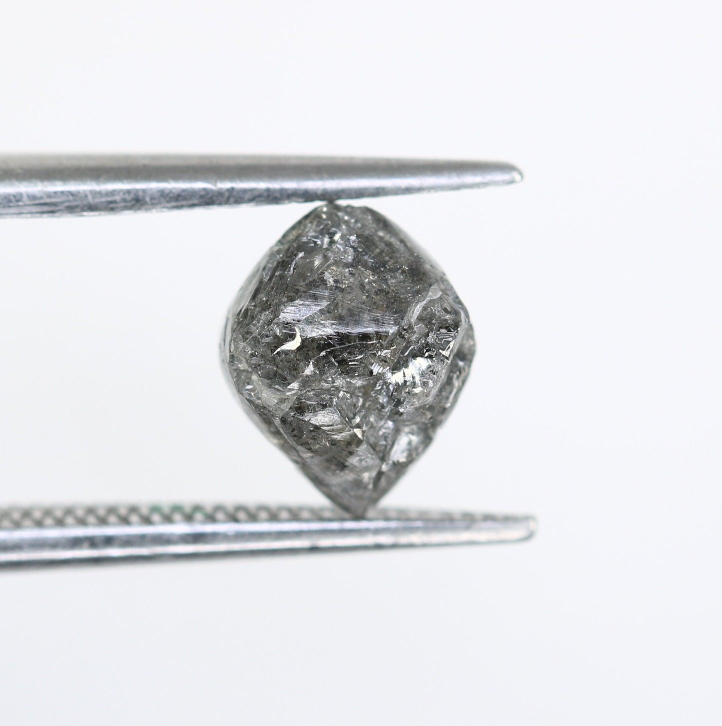 2.02 CT Uncut Raw Salt and Pepper - Loose Rough Diamond - Raw Irregular Shape - Customize Jewelry - Sale Offer - Christmas Gift