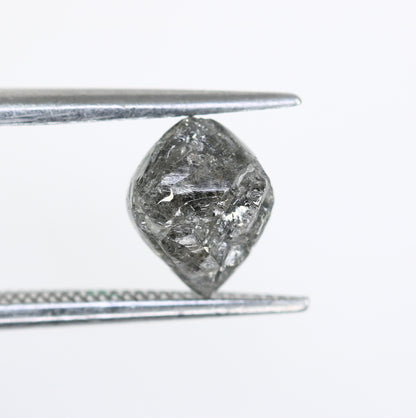 2.02 CT Uncut Raw Salt and Pepper - Loose Rough Diamond - Raw Irregular Shape - Customize Jewelry - Sale Offer - Christmas Gift
