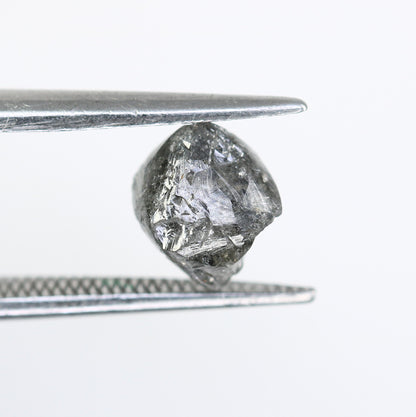 2.02 CT Uncut Raw Salt and Pepper - Loose Rough Diamond - Raw Irregular Shape - Customize Jewelry - Sale Offer - Christmas Gift