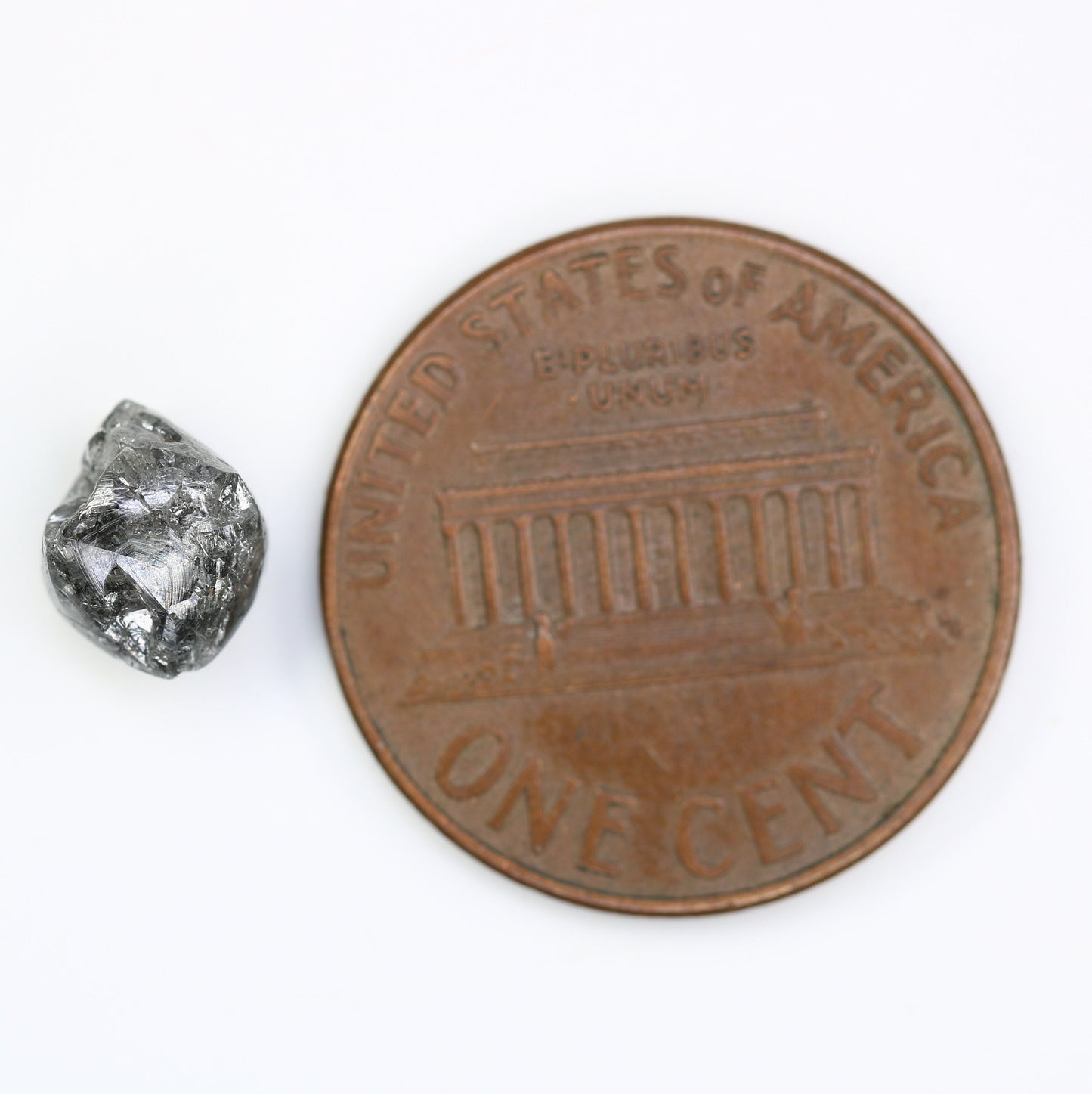 2.02 CT Uncut Raw Salt and Pepper - Loose Rough Diamond - Raw Irregular Shape - Customize Jewelry - Sale Offer - Christmas Gift