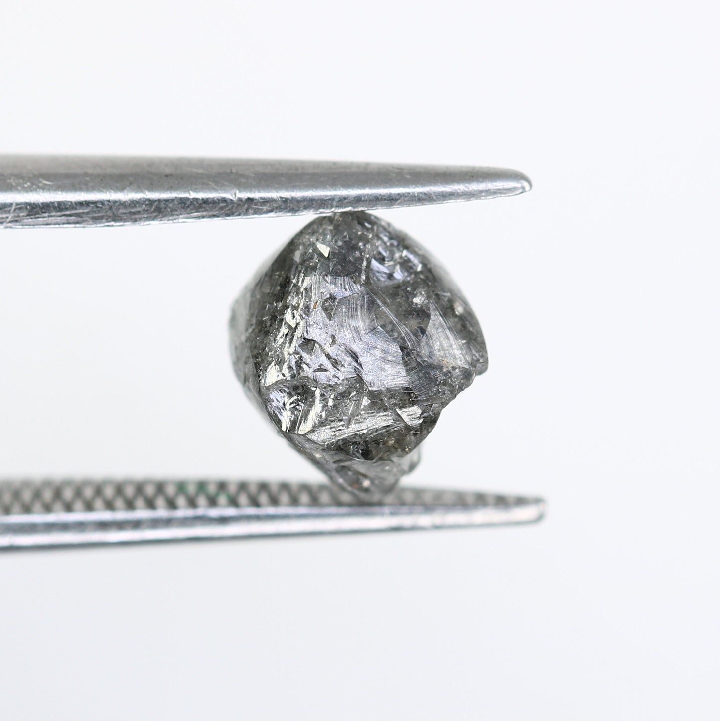 2.02 CT Uncut Raw Salt and Pepper - Loose Rough Diamond - Raw Irregular Shape - Customize Jewelry - Sale Offer - Christmas Gift