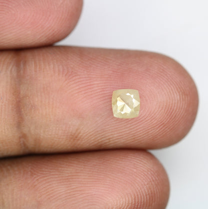 0.58 CT Cushion Cut Grey Diamond | Elegant Gold Ring | Unique Handmade Jewelry | Perfect Gift