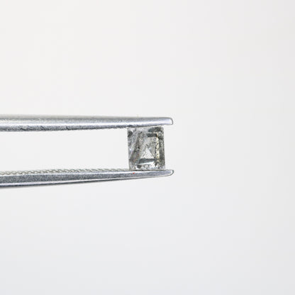 0.26 CT Salt and Pepper Natural Loose Diamond, Baguette Cut For handmade necklace pendant, diamond bracelet Wedding & Engagement Gold Ring