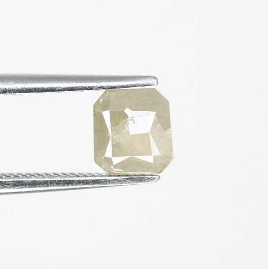 0.94 CT Salt and Pepper Emerald Shape Diamond - Natural Loose Emerald Cut Diamond - Perfect for Emerald Engagement Ring - Jewelry Design