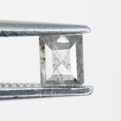 0.26 CT Salt and Pepper Natural Loose Diamond, Baguette Cut For handmade necklace pendant, diamond bracelet Wedding & Engagement Gold Ring