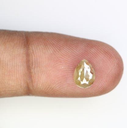 Black Friday Sale | 1.13 CT Grey Pear Diamond LooseFor Gold Ring Diamonds