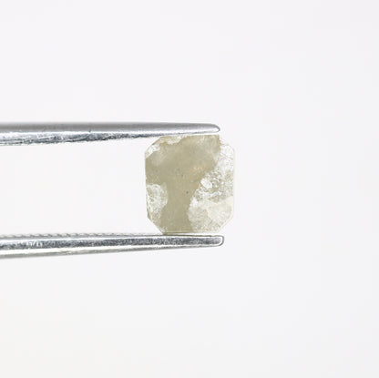 0.94 CT Salt and Pepper Emerald Shape Diamond - Natural Loose Emerald Cut Diamond - Perfect for Emerald Engagement Ring - Jewelry Design