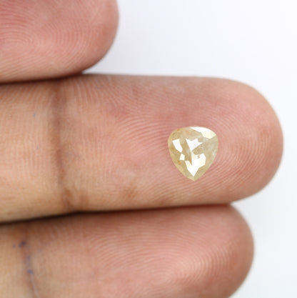 1.52 CT Trillion Cut Natural Light Yellow Real Loose Diamond For Wedding Ring ll Gift For Girlfriend ll Gift For Wife ll Gift For Mother