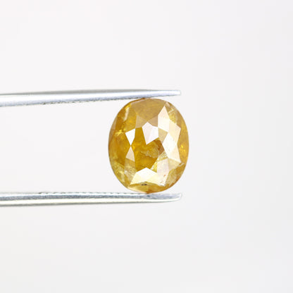 3.07 CT Yellow Oval Diamond | Stunning Engagement Ring | Ideal for Gold Jewelry | Unique Bridal Piece