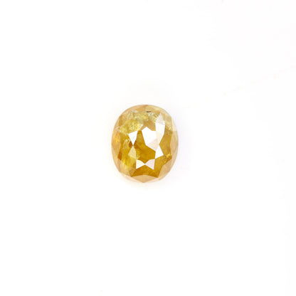 3.07 CT Yellow Oval Diamond | Stunning Engagement Ring | Ideal for Gold Jewelry | Unique Bridal Piece