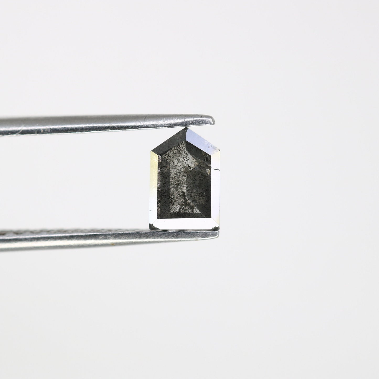 0.63 CT Salt and Pepper Natural Loose Diamond, Bullet Cut for Handmade Necklace Pendant, Diamond Bracelet Engagement Gold Ring For Women