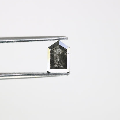 0.63 CT Salt and Pepper Natural Loose Diamond, Bullet Cut for Handmade Necklace Pendant, Diamond Bracelet Engagement Gold Ring For Women