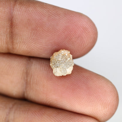 2.77 CT Uncut Raw Salt and Pepper - Loose Rough Diamond - Raw Irregular Shape - Customize Jewelry - Sale Offer - Christmas Gift