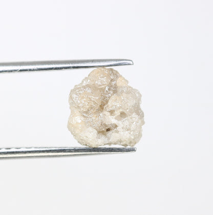 3.19 CT Uncut Raw Salt and Pepper - Loose Rough Diamond - Raw Irregular Shape - Customize Jewelry - Sale Offer - Christmas Gift