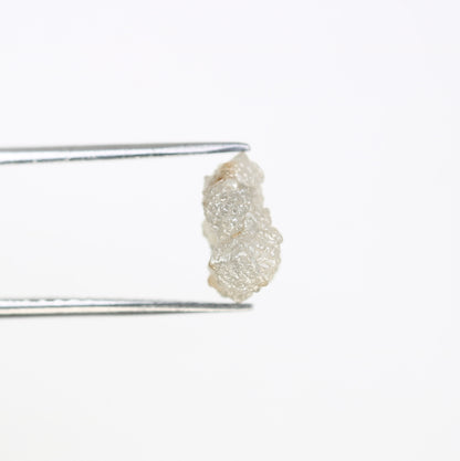 3 CT Uncut Raw Salt and Pepper - Loose Rough Diamond - Raw Irregular Shape - Customize Jewelry - Sale Offer - Christmas Gift