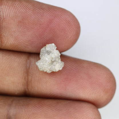 3 CT Uncut Raw Salt and Pepper - Loose Rough Diamond - Raw Irregular Shape - Customize Jewelry - Sale Offer - Christmas Gift