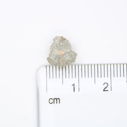 3 CT Uncut Raw Salt and Pepper - Loose Rough Diamond - Raw Irregular Shape - Customize Jewelry - Sale Offer - Christmas Gift