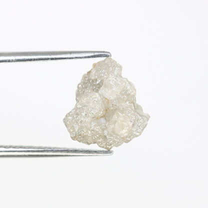 3 CT Uncut Raw Salt and Pepper - Loose Rough Diamond - Raw Irregular Shape - Customize Jewelry - Sale Offer - Christmas Gift