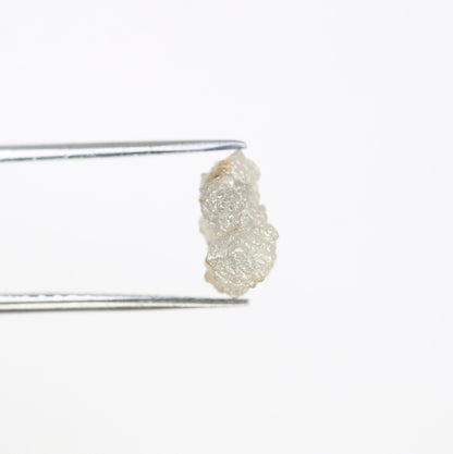 3 CT Uncut Raw Salt and Pepper - Loose Rough Diamond - Raw Irregular Shape - Customize Jewelry - Sale Offer - Christmas Gift