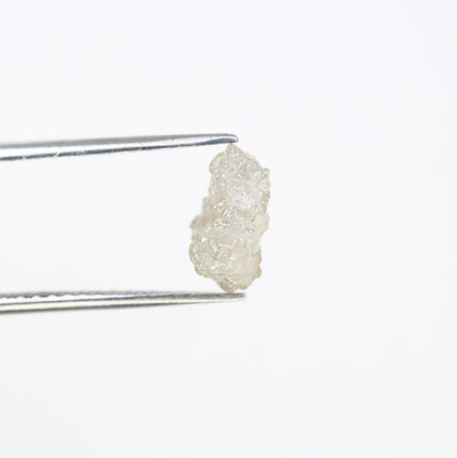 3 CT Uncut Raw Salt and Pepper - Loose Rough Diamond - Raw Irregular Shape - Customize Jewelry - Sale Offer - Christmas Gift