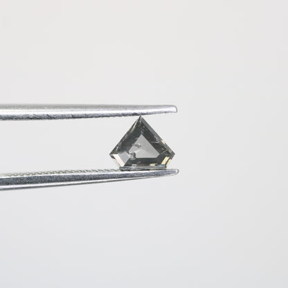 0.38 CT Salt and Pepper Natural Loose Diamond, Pentagon Cut for Handmade Necklace Pendant, Diamond Bracelet Engagement Gold Ring For Women