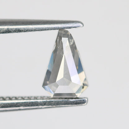 0.43 CT Salt and Pepper Natural Loose Diamond, Triangle Cut for Handmade Necklace Pendant, Diamond Bracelet Engagement Gold Ring For Women