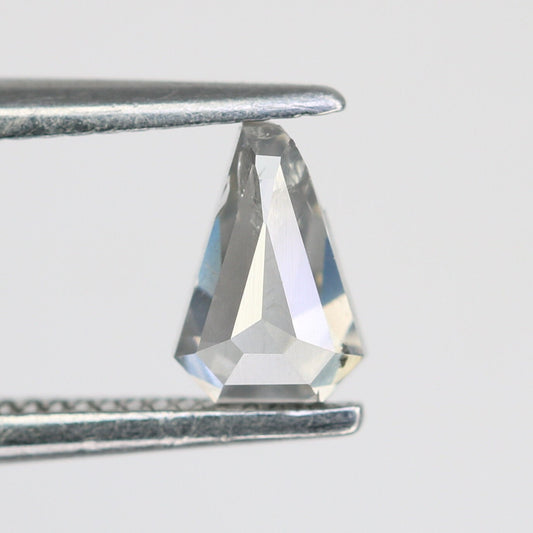 0.43 CT Salt and Pepper Natural Loose Diamond, Triangle Cut for Handmade Necklace Pendant, Diamond Bracelet Engagement Gold Ring For Women