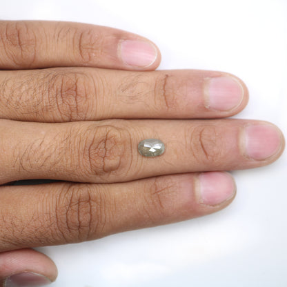 Black Friday Special | 1 CT Oval Salt and Pepper Diamond | Engagement Ring | Perfect for Gold Jewelry