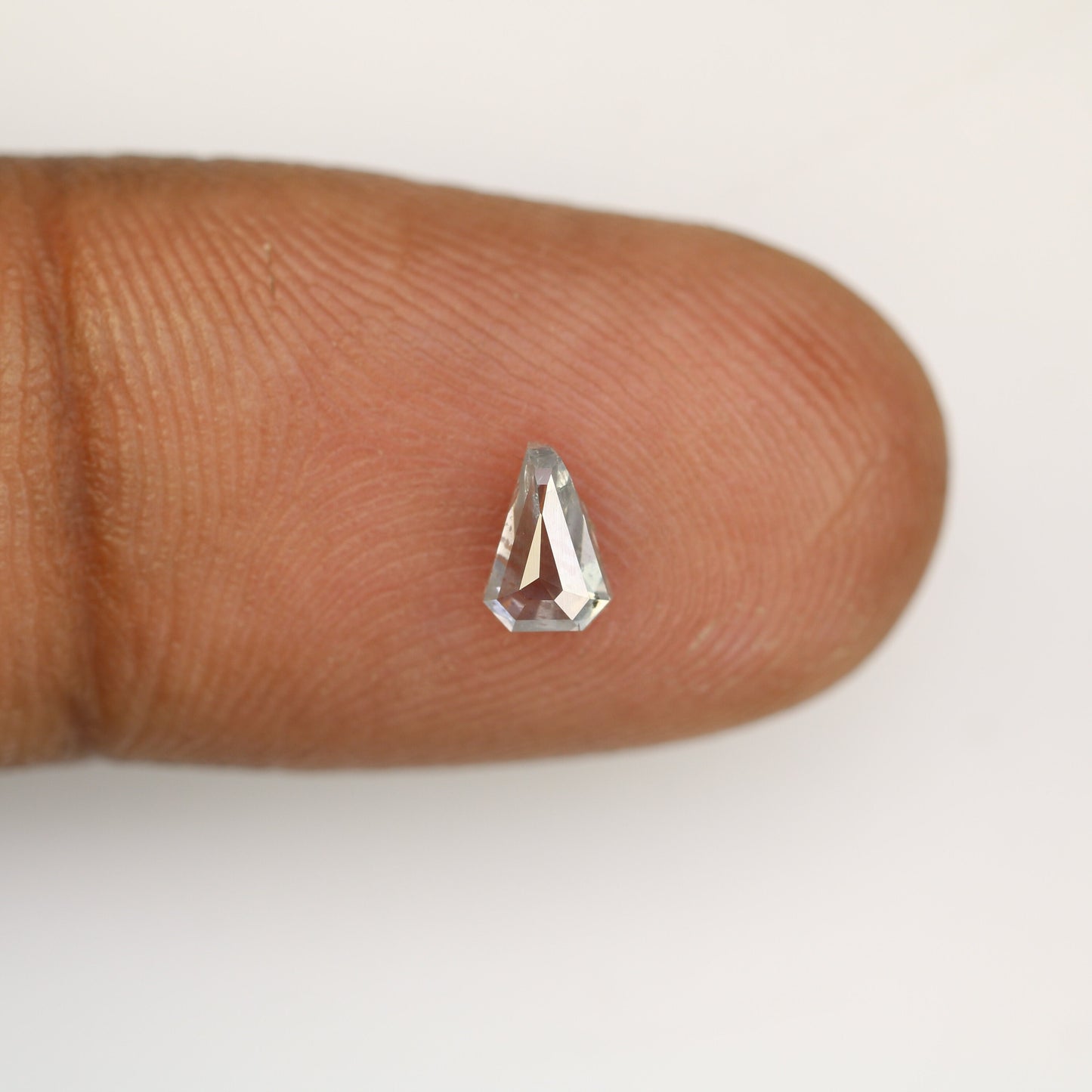 0.43 CT Salt and Pepper Natural Loose Diamond, Triangle Cut for Handmade Necklace Pendant, Diamond Bracelet Engagement Gold Ring For Women