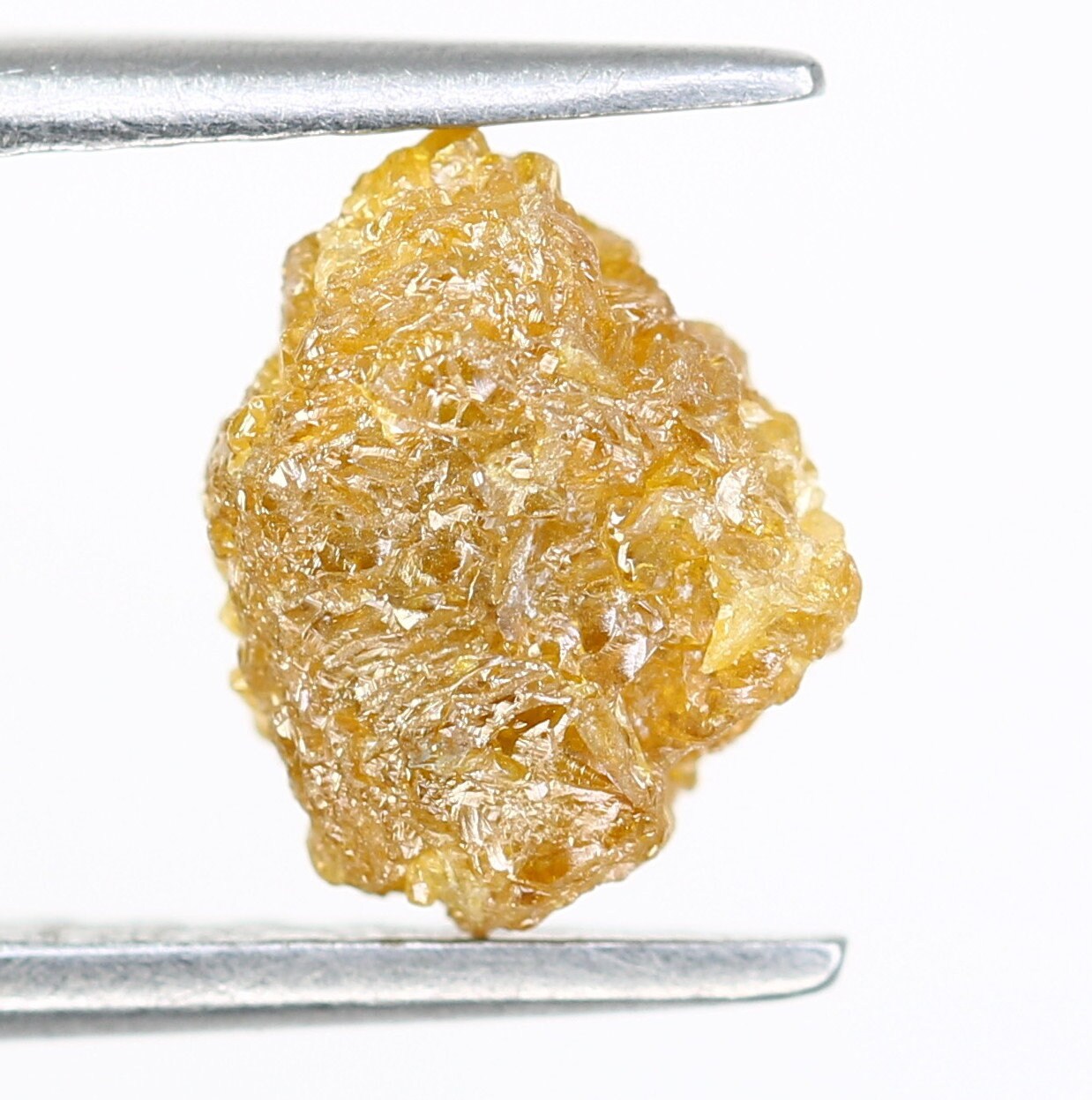 1.75 CT Yellow Uncut Raw Salt and Pepper - Loose Rough Diamond - Raw Irregular Shape - Customize Jewelry - Sale Offer - Christmas Gift
