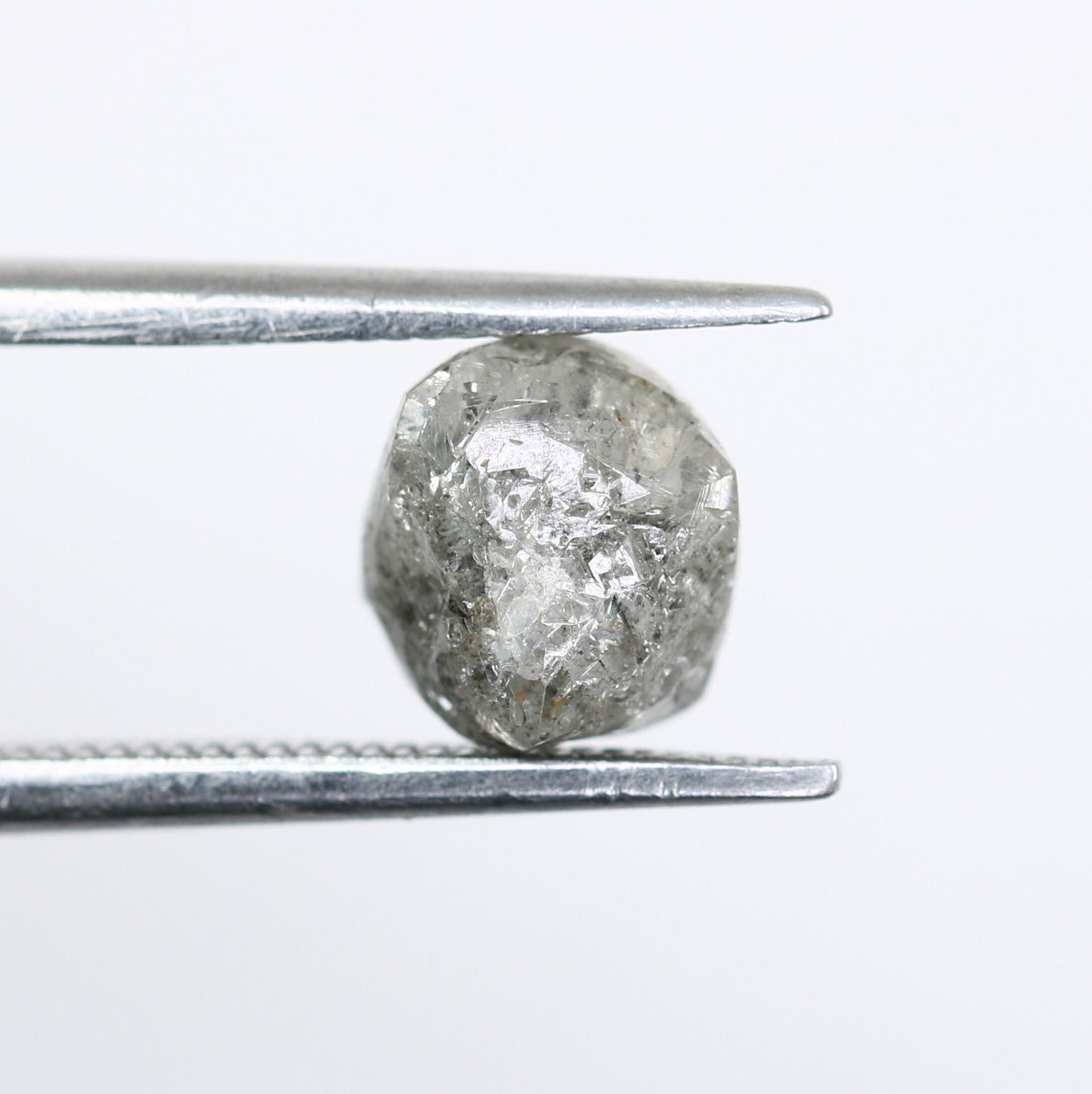 2.16CT Uncut Raw Salt and Pepper - Loose Rough Diamond - Raw Irregular Shape - Customize Jewelry - Sale Offer - Christmas Gift
