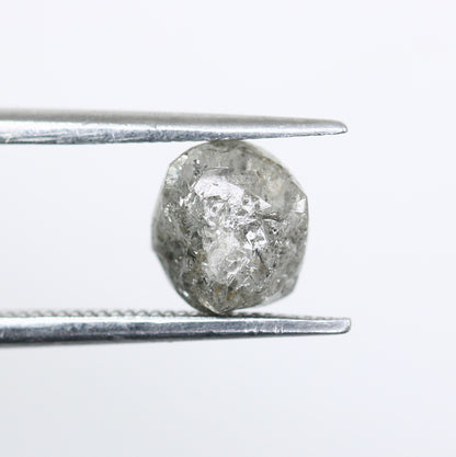 2.16CT Uncut Raw Salt and Pepper - Loose Rough Diamond - Raw Irregular Shape - Customize Jewelry - Sale Offer - Christmas Gift