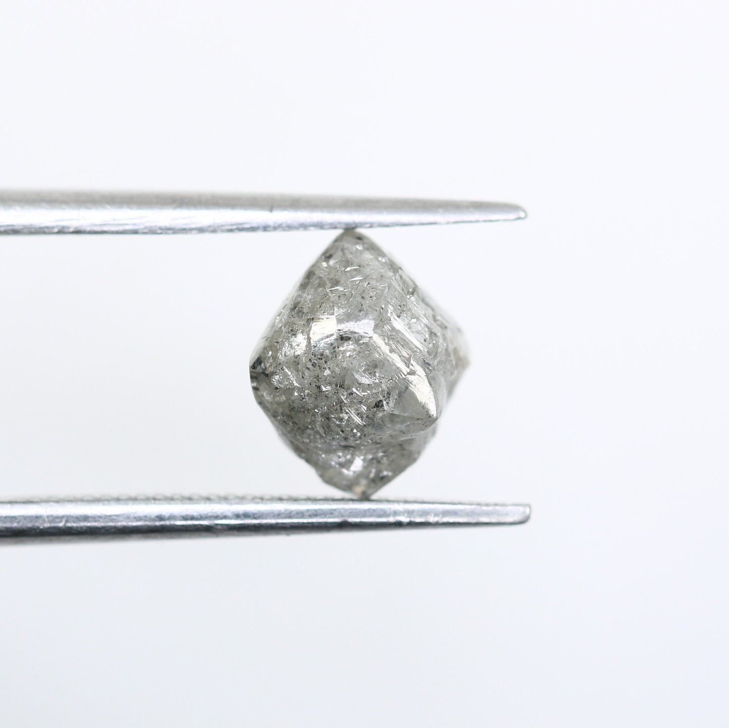 2.16CT Uncut Raw Salt and Pepper - Loose Rough Diamond - Raw Irregular Shape - Customize Jewelry - Sale Offer - Christmas Gift