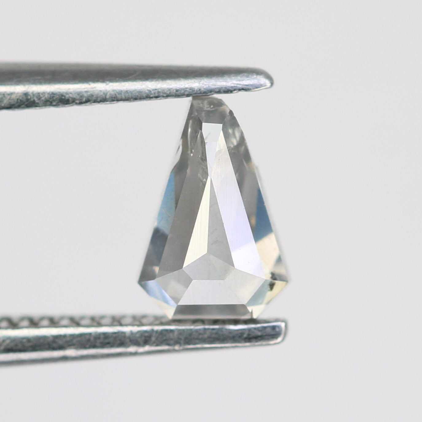0.43 CT Salt and Pepper Natural Loose Diamond, Triangle Cut for Handmade Necklace Pendant, Diamond Bracelet Engagement Gold Ring For Women