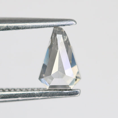 0.43 CT Salt and Pepper Natural Loose Diamond, Triangle Cut for Handmade Necklace Pendant, Diamond Bracelet Engagement Gold Ring For Women