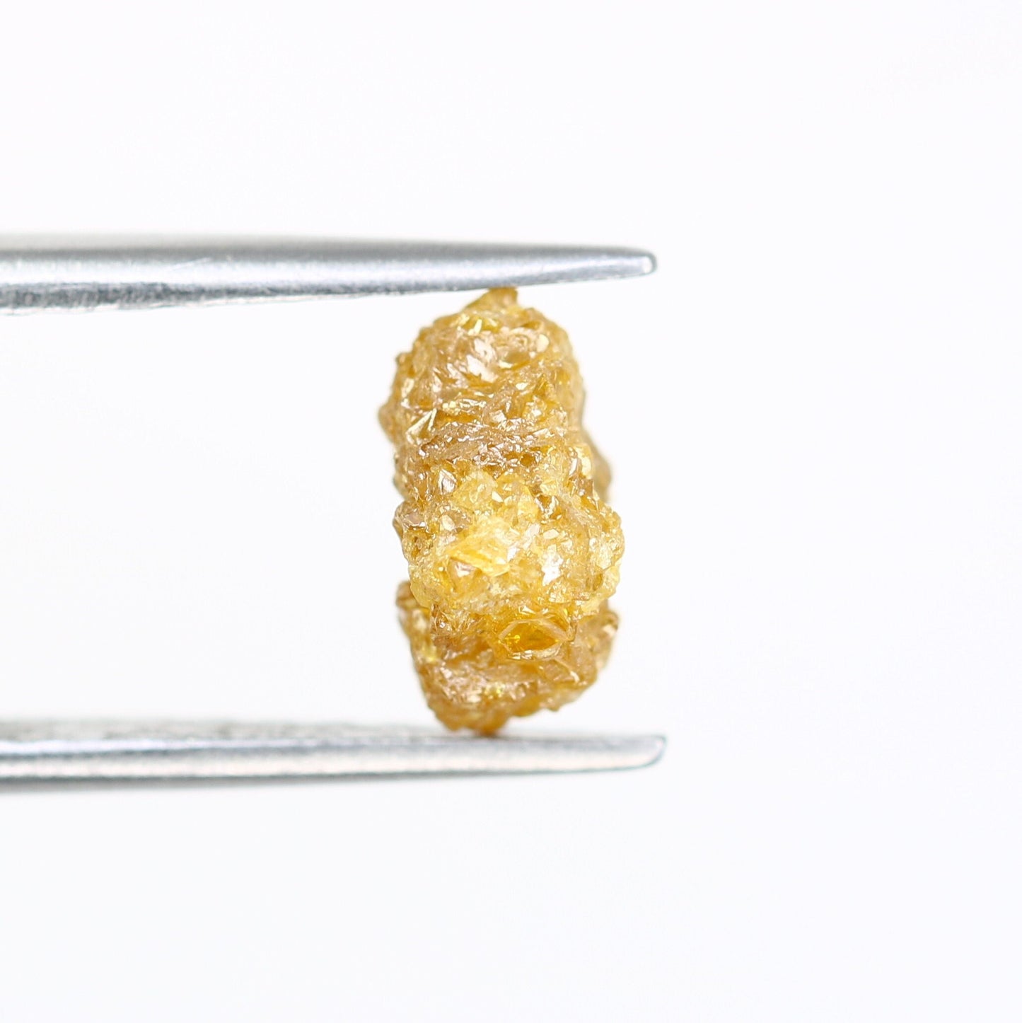 1.75 CT Yellow Uncut Raw Salt and Pepper - Loose Rough Diamond - Raw Irregular Shape - Customize Jewelry - Sale Offer - Christmas Gift