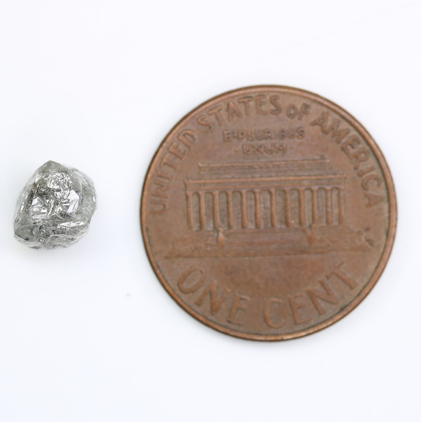 2.16CT Uncut Raw Salt and Pepper - Loose Rough Diamond - Raw Irregular Shape - Customize Jewelry - Sale Offer - Christmas Gift