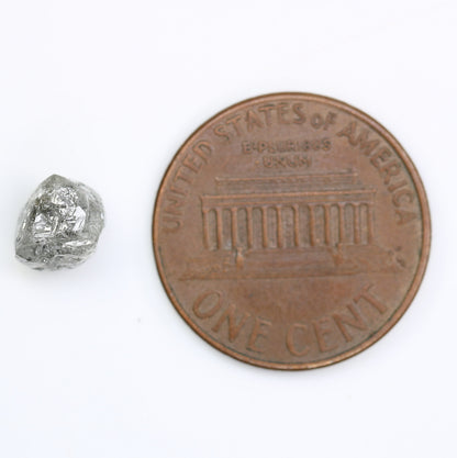 2.16CT Uncut Raw Salt and Pepper - Loose Rough Diamond - Raw Irregular Shape - Customize Jewelry - Sale Offer - Christmas Gift