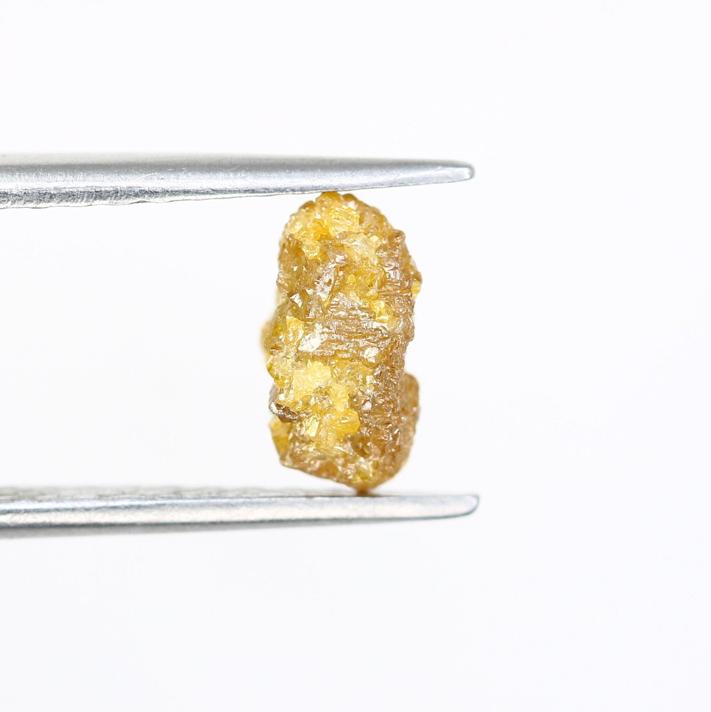 1.75 CT Yellow Uncut Raw Salt and Pepper - Loose Rough Diamond - Raw Irregular Shape - Customize Jewelry - Sale Offer - Christmas Gift