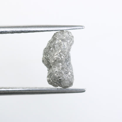 2.32 CT Grey Uncut Raw Salt and Pepper - Loose Rough Diamond - Raw Irregular Shape - Customize Jewelry - Sale Offer - Christmas Gift