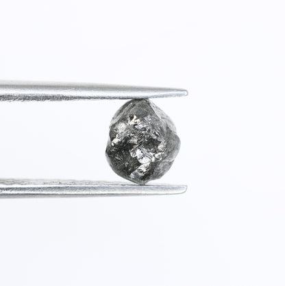 1.25 CT Uncut Raw Salt and Pepper - Loose Rough Diamond - Raw Irregular Shape - Customize Jewelry - Sale Offer - Christmas Gift