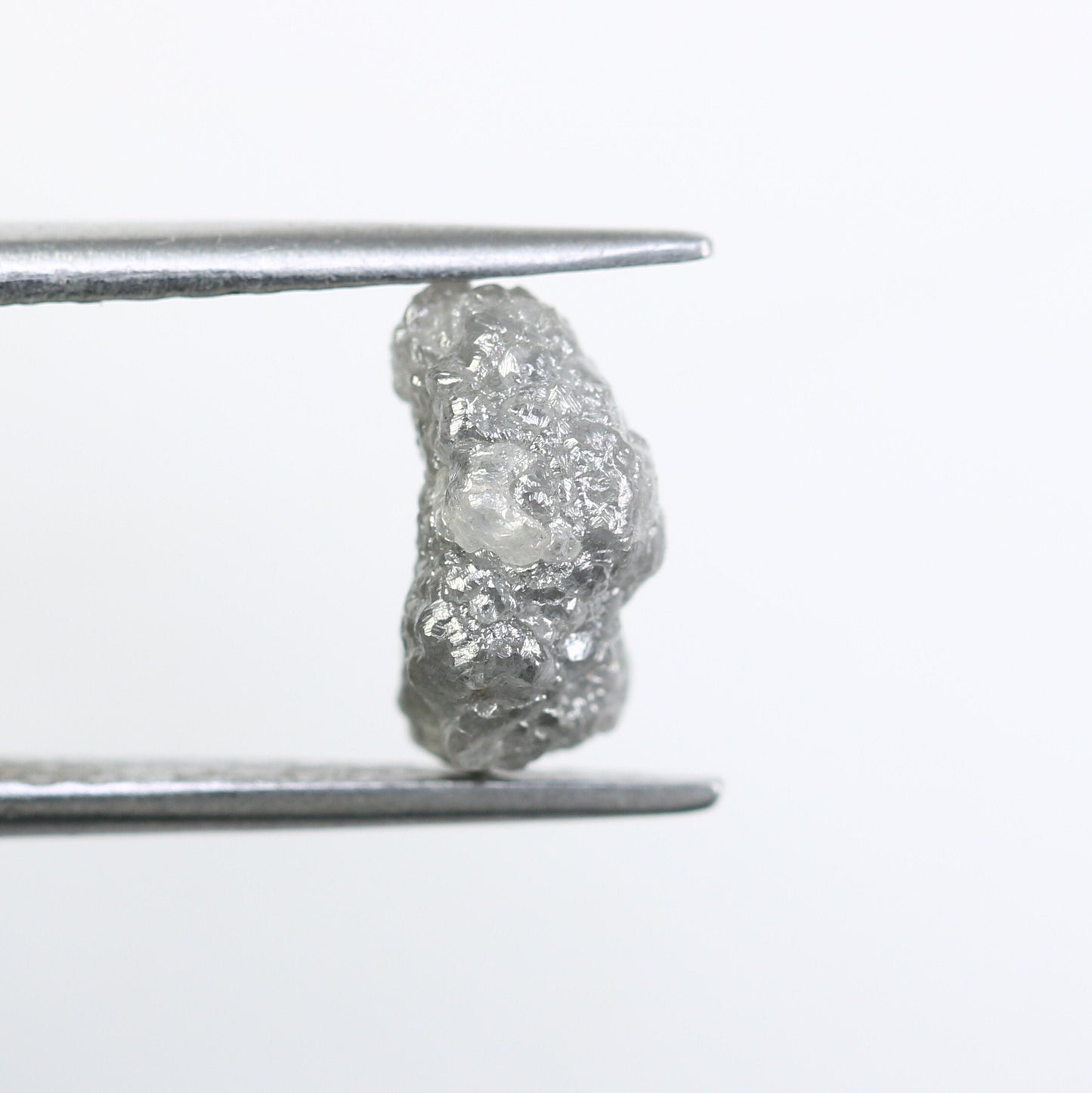 2.32 CT Grey Uncut Raw Salt and Pepper - Loose Rough Diamond - Raw Irregular Shape - Customize Jewelry - Sale Offer - Christmas Gift
