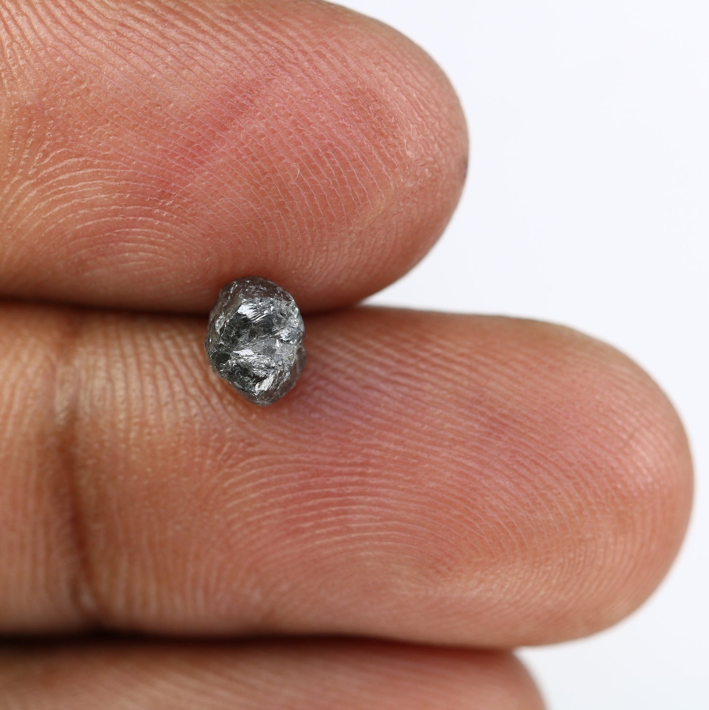 1.25 CT Uncut Raw Salt and Pepper - Loose Rough Diamond - Raw Irregular Shape - Customize Jewelry - Sale Offer - Christmas Gift
