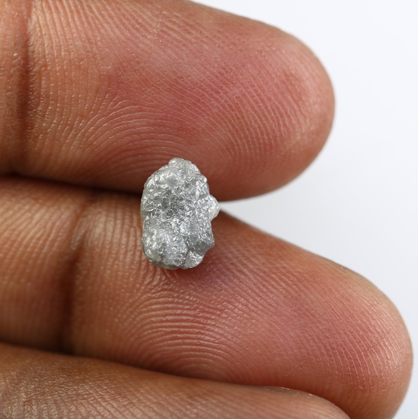 2.32 CT Grey Uncut Raw Salt and Pepper - Loose Rough Diamond - Raw Irregular Shape - Customize Jewelry - Sale Offer - Christmas Gift